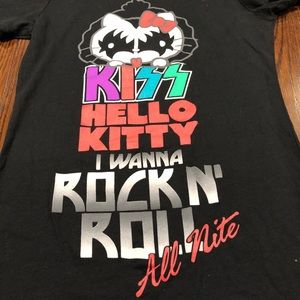 Kiss Hello Kitty Girls Tee